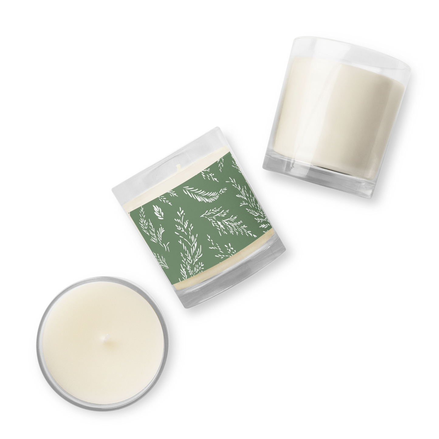 Fir soy wax candle