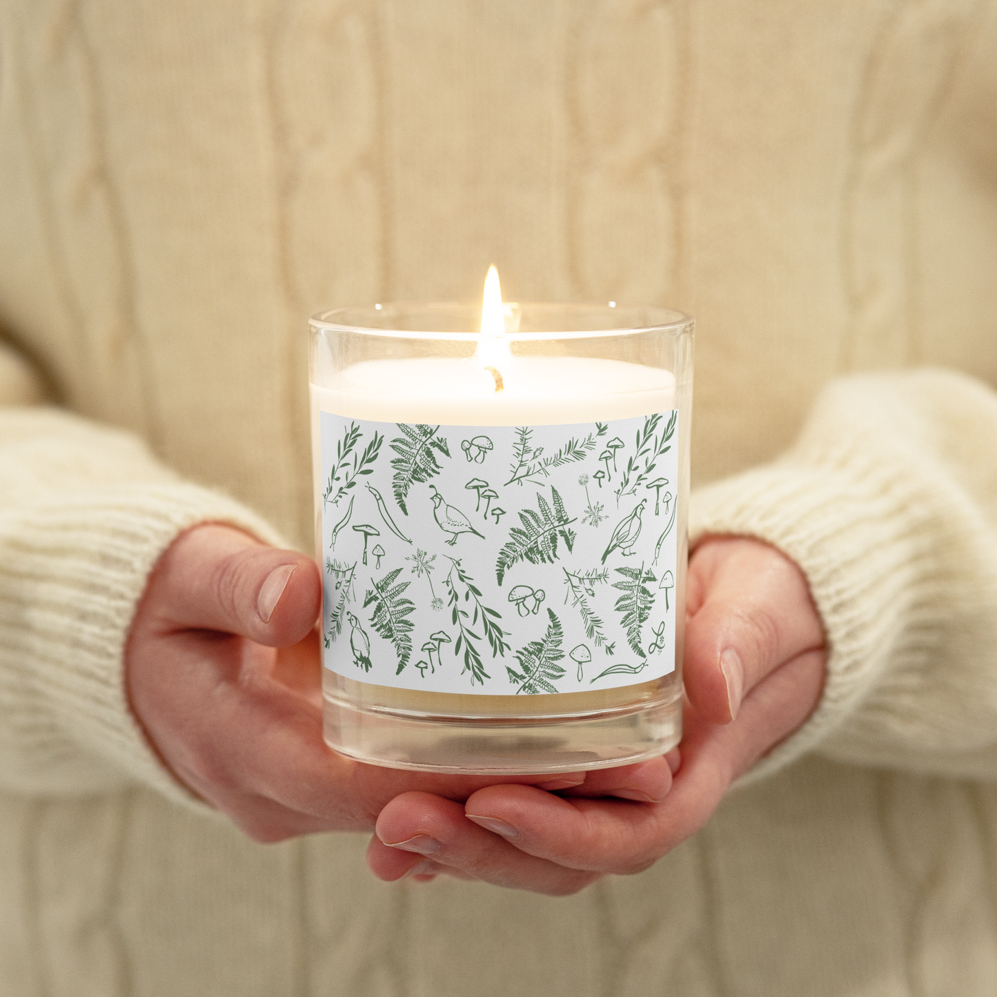 Critters soy candle in Sage