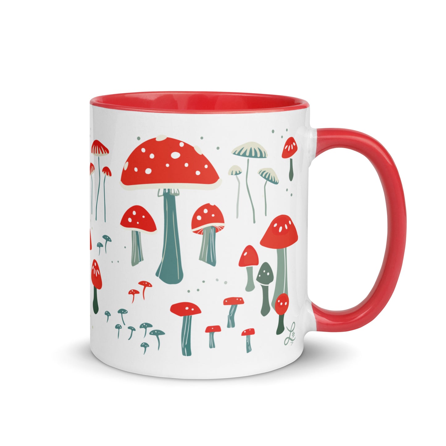 Mushroom red mug