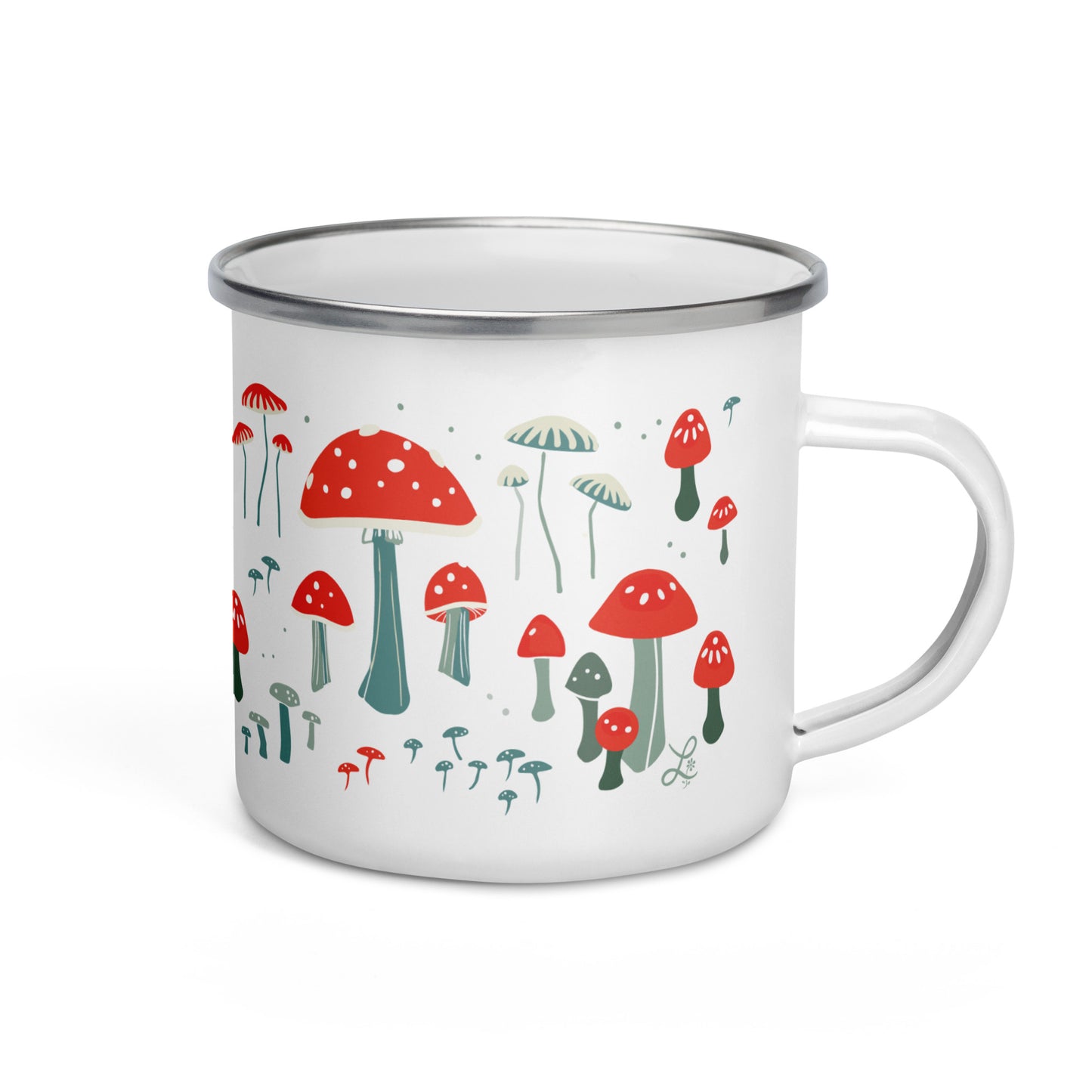 Mushroom camp mug