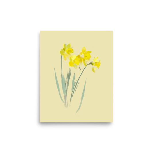8x10 Daffodils 01 print