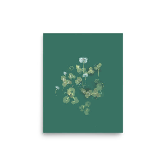 8x10 Clover print