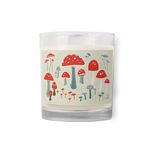 Mushroom soy candle