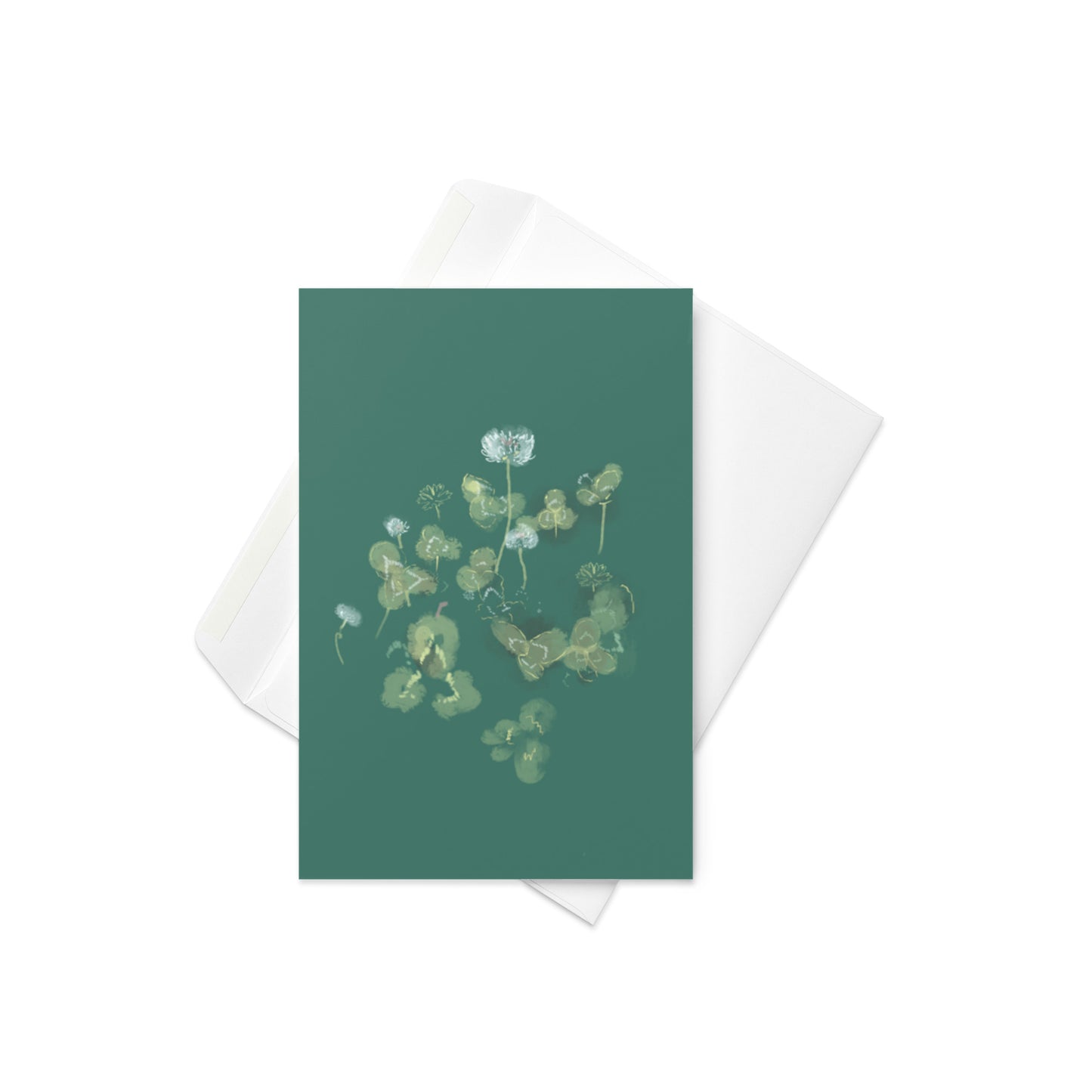 4x6 Clover card