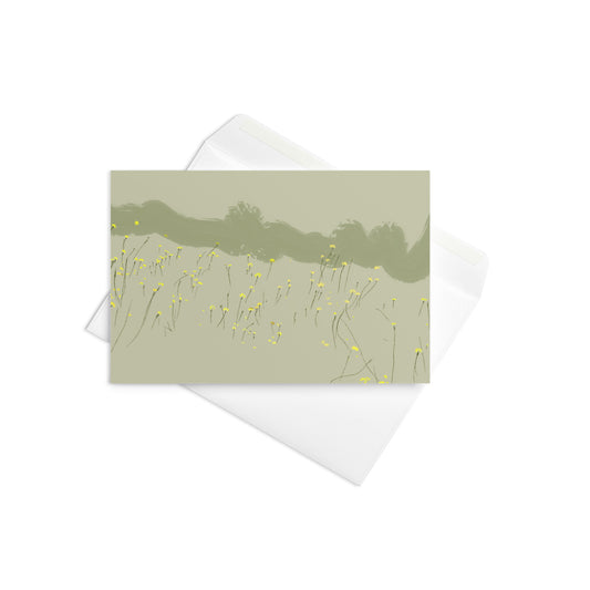4x6 Dandelion card