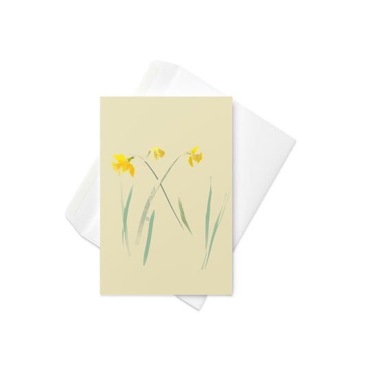 4x6 Daffodil 10 card