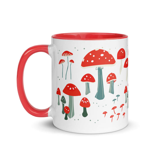 Mushroom red mug