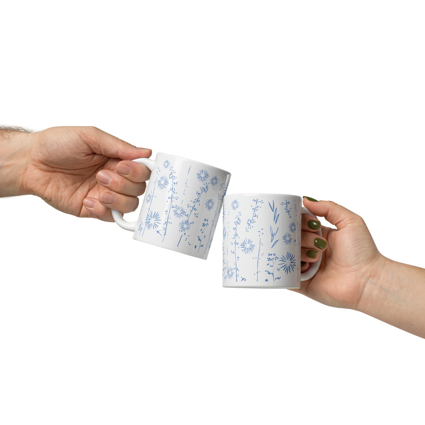 Sprig mug in Periwinkle