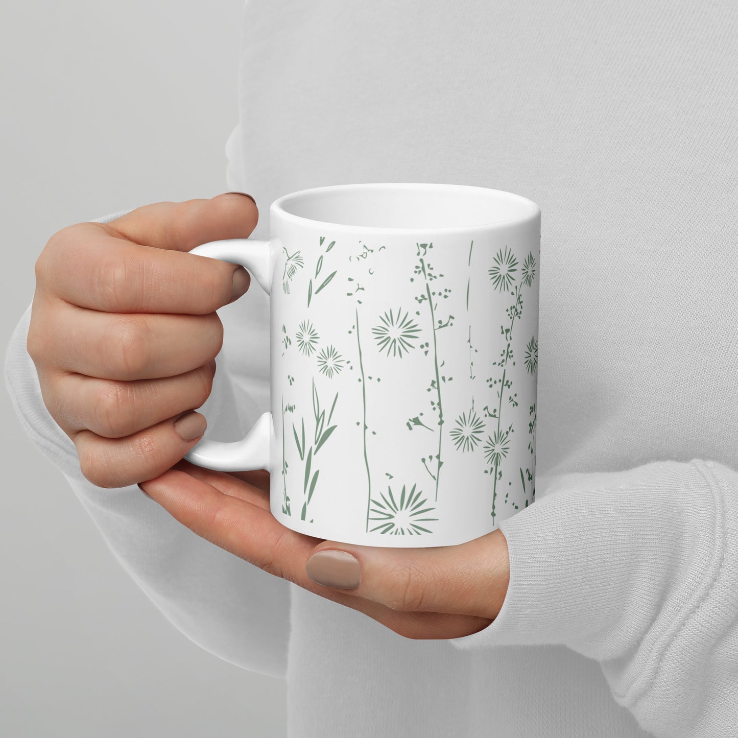 Sprig mug in Sage
