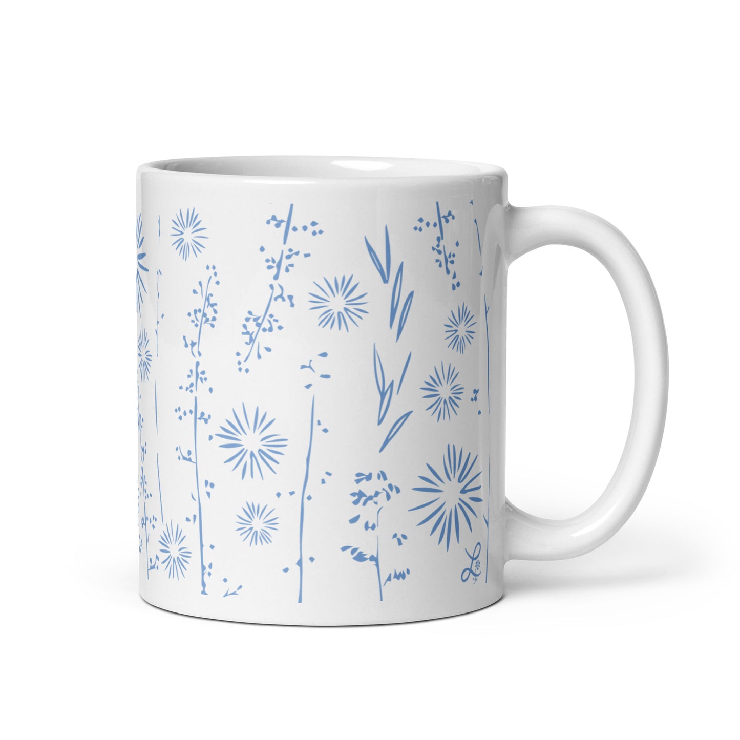 Sprig mug in Periwinkle