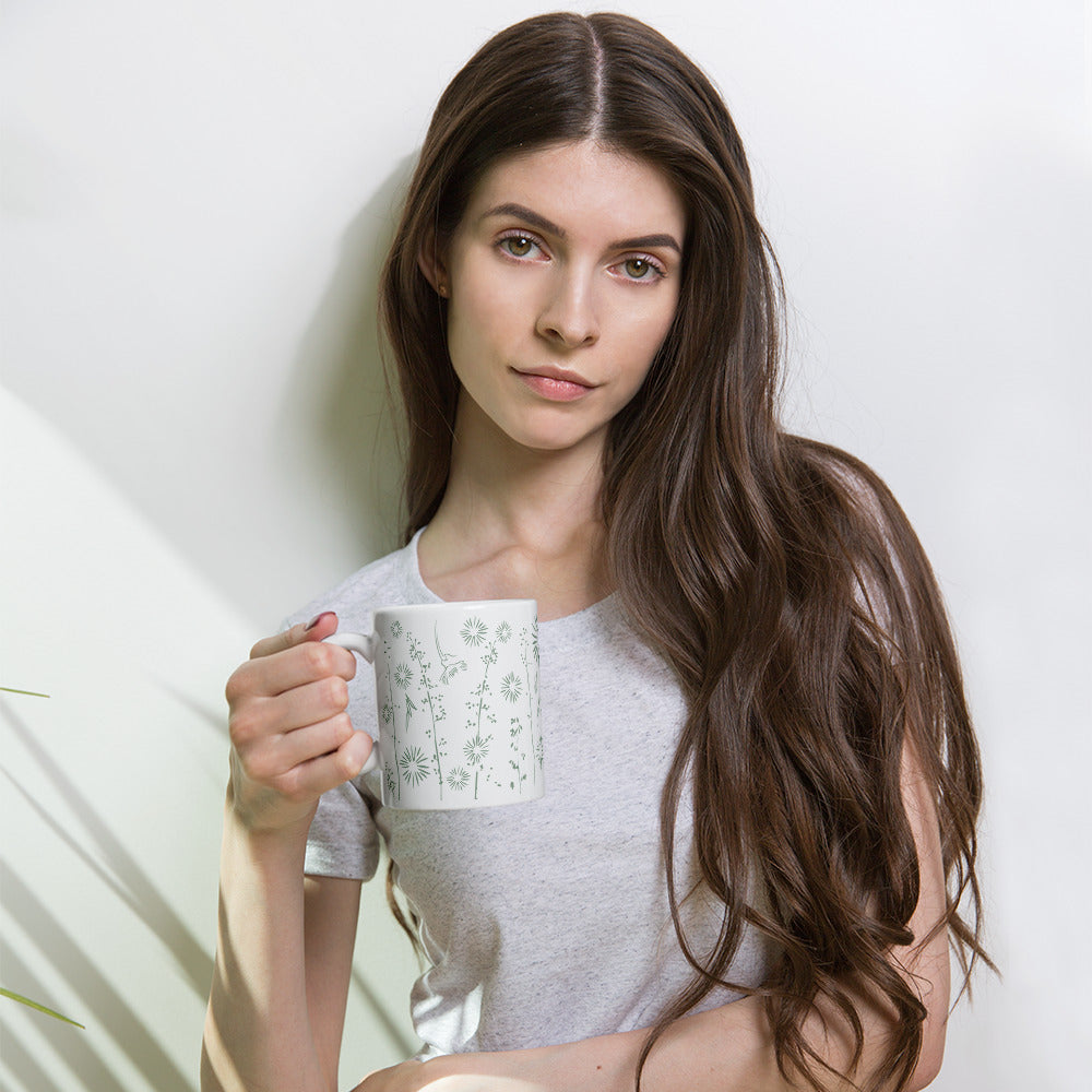 Sprig mug in Sage